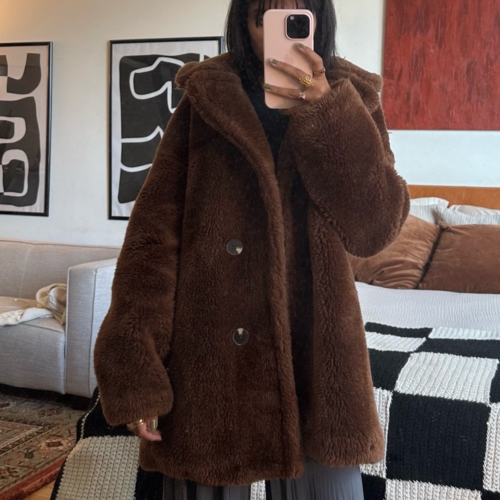 Top shop teddy coat